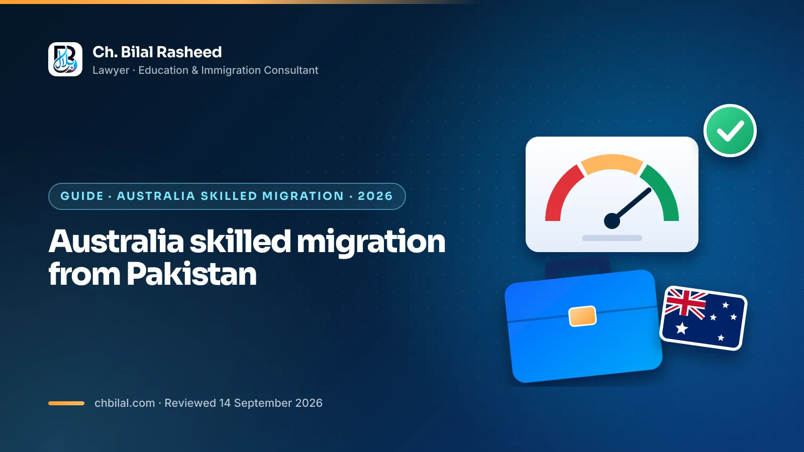 Australia skilled migration (subclass 189 and 190) explained for Pakistani professionals in 2026