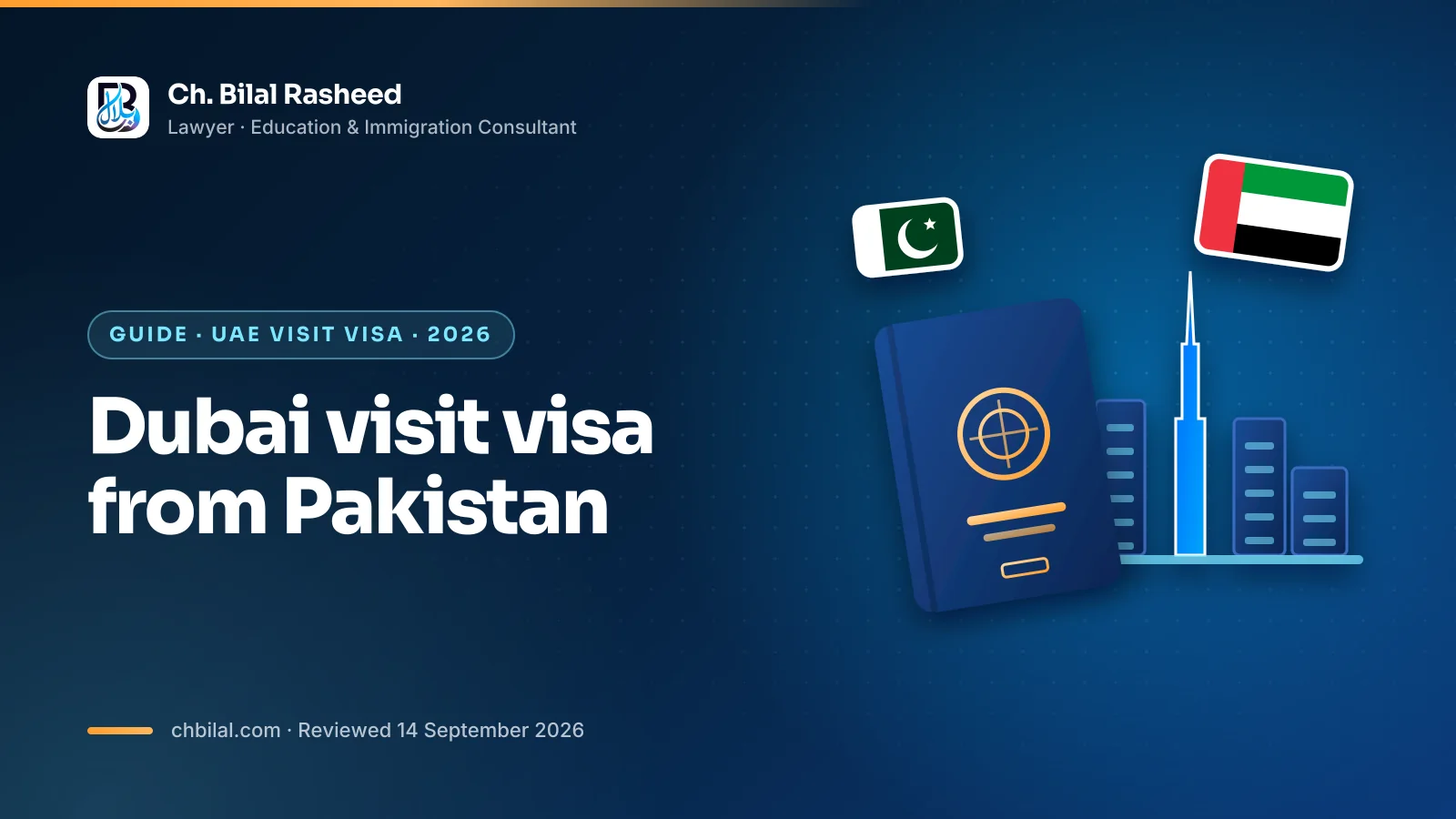 Dubai and UAE visit visa explained for Pakistani travellers in 2026