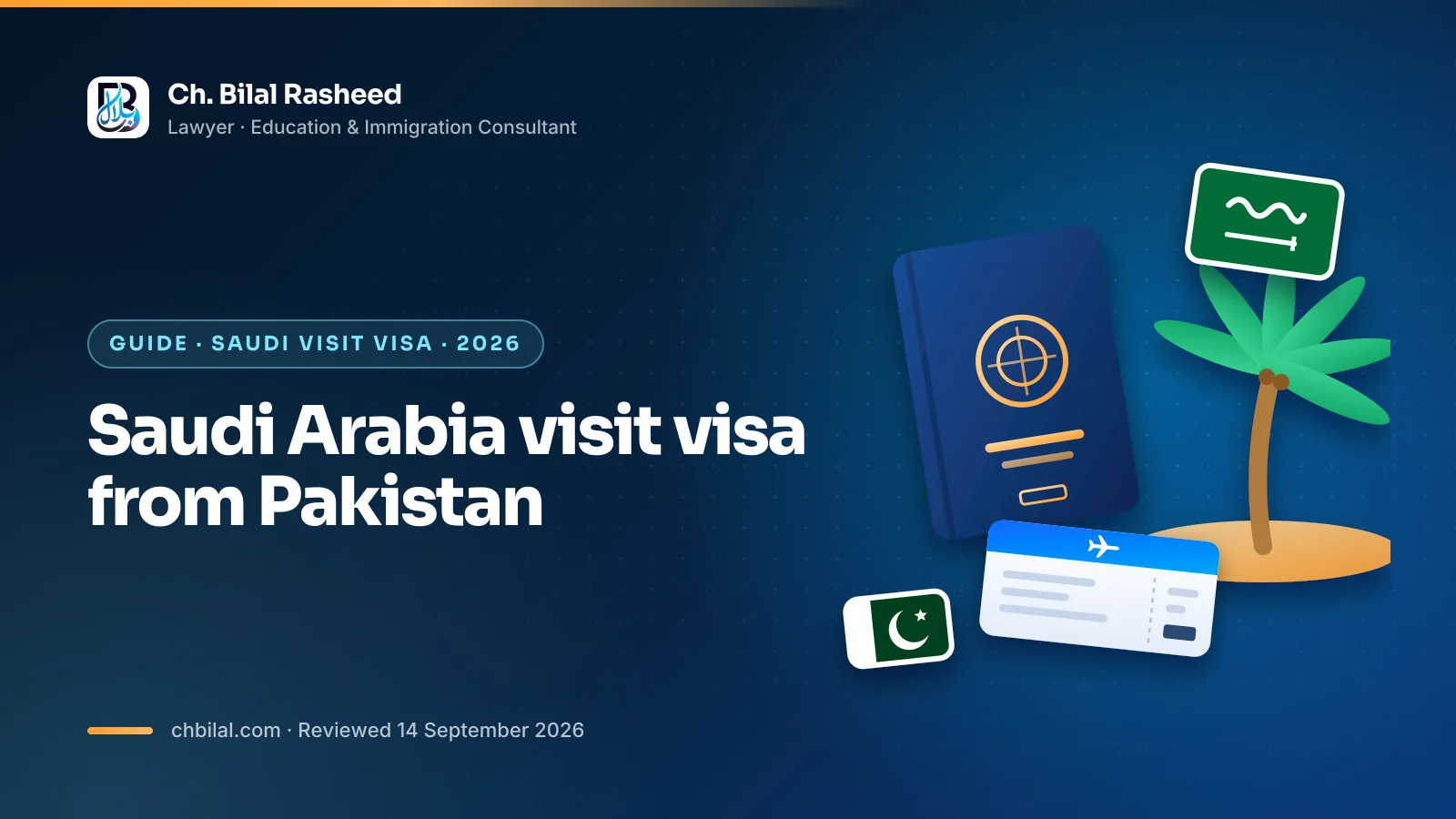 Saudi Arabia visit visa explained for Pakistani travellers in 2026