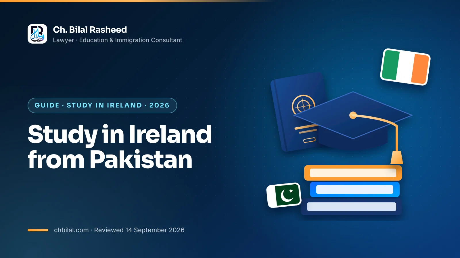 Studying in Ireland on a study visa explained for Pakistani students in 2026