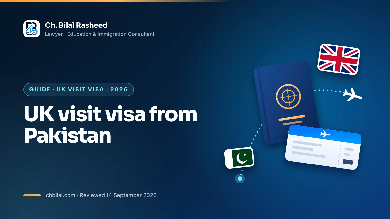UK Standard Visitor visa explained for Pakistani travellers in 2026